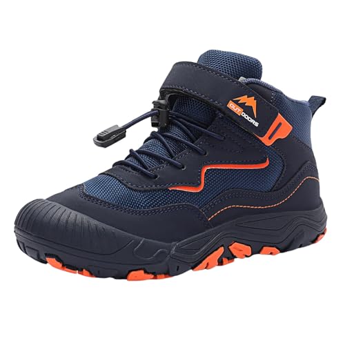 Sportschuhe 36 Jungen, Wanderschuhe Kinder, Atmungsaktiv Sportschuhe Barfussschuhe rutschfest Weich Orthopädische Hallenschuhe Turnschuhe Leicht Trekking Trekkingschuhe Wanderschuhe von Dwevkeful