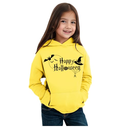 Strickjacke mädchen 128, Trainingsjacke Kinder Sport Casual Kapuzenpullover Trainingsjacke Warm Langarm Halloween Kostüm Hoodie Sweatshirt Leicht mit Kapuze Fleecejacke Sweatjacke von Dwevkeful