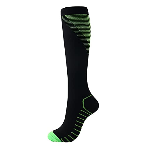 Stützstrümpfe Damen, Flug Sport Leicht Compression Socks Kompressionssocken Reisen Wandern Stretch Atmungsaktiv Kniestrümpfe Schwangerschaft Laufen rutschfest Thrombosestrümpfe Kompressionsstrümpfe von Dwevkeful