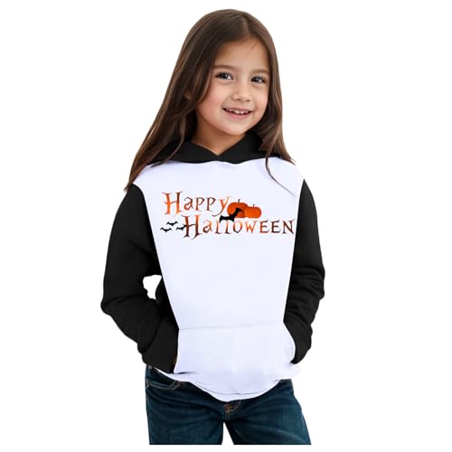 Sweatjacke mädchen grau, Regenjacke Kinder Casual Fleecejacke Hoodie Sport Langarm Halloween Kostüm Warm Trainingsjacke Sweatshirt mit Kapuze Leicht Kapuzenpullover Sweatjacke von Dwevkeful