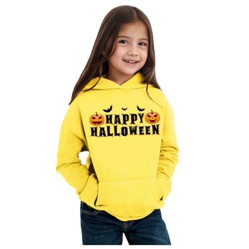 Trainingsjacke Kinder 128, Sweatjacke Mädchen, Warm Fleecejacke Sweatjacke Langarm mit Kapuze Leicht Trainingsjacke Sweatshirt Sport Casual Halloween Kostüm Hoodie Kapuzenpullover von Dwevkeful