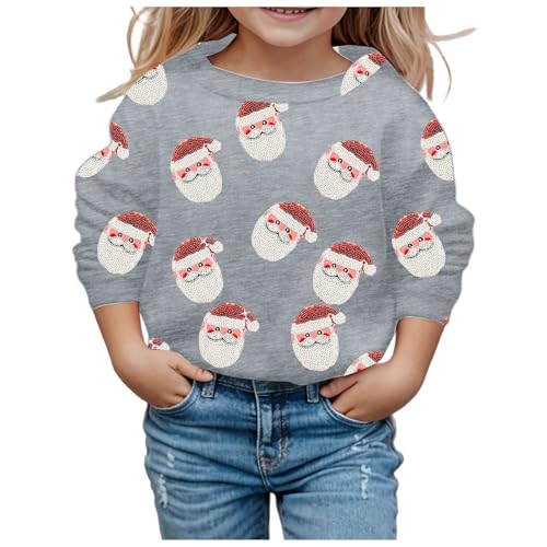 Weihnachtspullover Kinder, Pullover Teenager Mädchen Weich Weihnachtspullover Strickpullover Mädchen ohne Kapuze Hochwertige Sweatshirt Weihnachtspulli Warm Weihnachten Pullover Langarmshirt von Dwevkeful