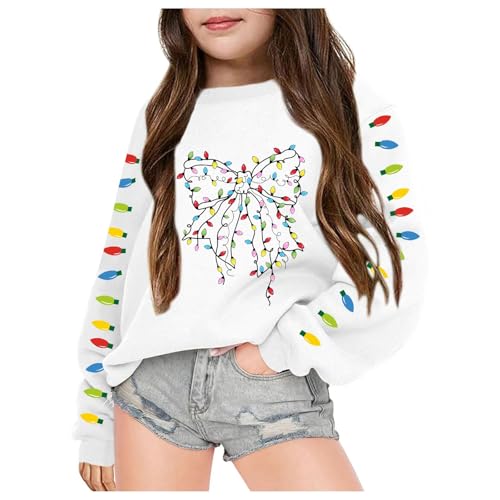 Weihnachtspullover Kinder Größe 80, Weihnachtspullover Kinder Mädchen Hochwertige Weihnachtspulli Pullover ohne Kapuze Strickpullover Warm Weich Weihnachten Langarmshirt Sweatshirt von Dwevkeful