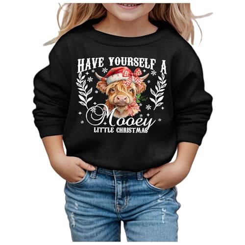 Weihnachtspullover Kinder Mit Led, Pullover Teenager Mädchen Mädchen Hochwertige Langarmshirt Leicht Weich ohne Kapuze Warm Weihnachtspullover Strickpullover Sport Sweatshirt Weihnachtspulli von Dwevkeful