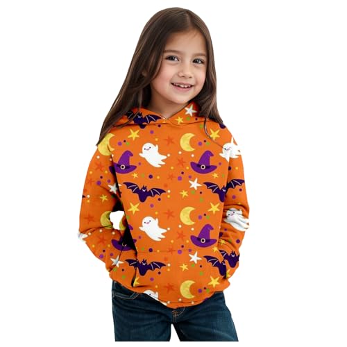 blitzangebote des Tages, Regenjacke Kinder, Leicht Halloween Kostüm Trainingsjacke Fleecejacke Sport Warm mit Kapuze Kapuzenpullover Hoodie Casual Langarm Sweatshirt Sweatjacke von Dwevkeful