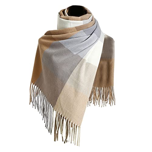 musselin Kleid mädchen, Schals & Tücher Für Damen Musselin Schlauchschal Strick Tuch Winter Dreieckstuch Essentials Wollschal Leicht Schultertuch Cashmere Halstuch Weiches Scarf Warmer Winterschal von Dwevkeful