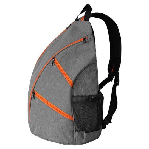 Dybnuhoc Schläger-Umhängetasche, Tennisschläger-Rucksack | Einzelschulter-Rucksacktasche für Lochballschläger - Schlägertasche aus Polyestermaterial für Tennisschläger, Badmintonschläger und andere von Dybnuhoc