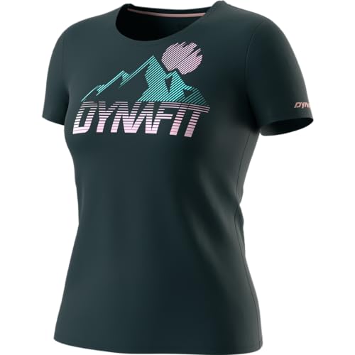 DYNAFIT Damen Transalper Graphic T-Shirt, Blueberry, L von Dynafit