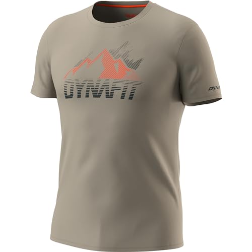 DYNAFIT Herren Transalper Graphic T-Shirt, Rock khaki, M von Dynafit