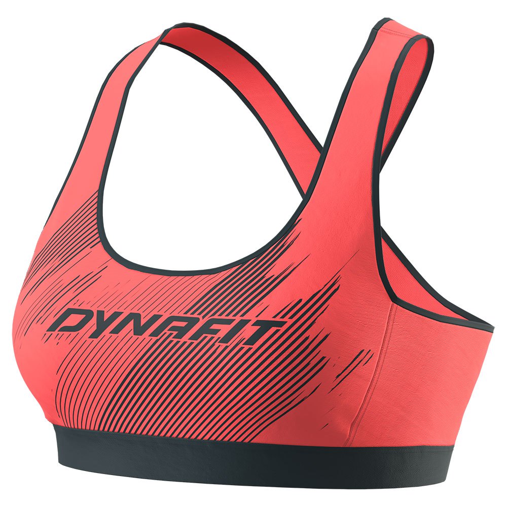 Dynafit Alpine Graphic Sports Bra Orange L Frau von Dynafit