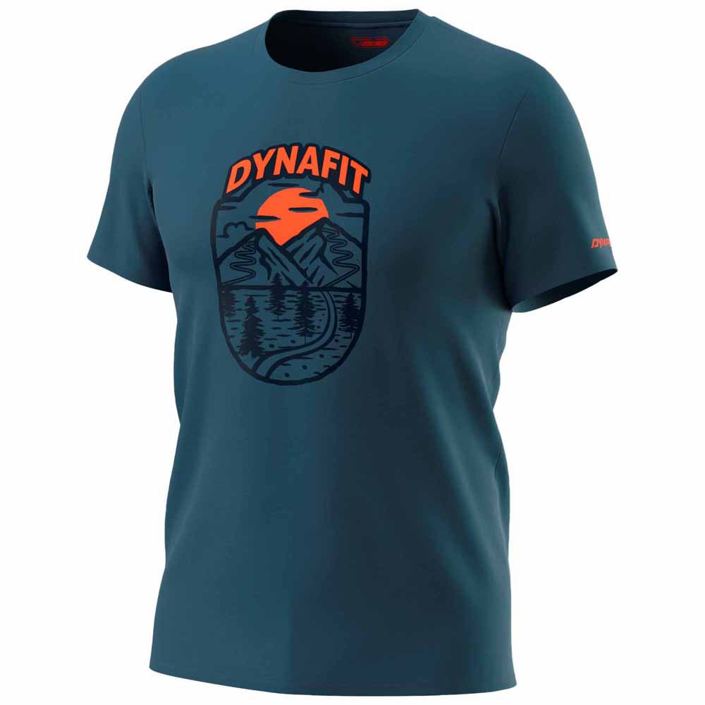 Dynafit Graphic Co Short Sleeve T-shirt Blau S Mann von Dynafit
