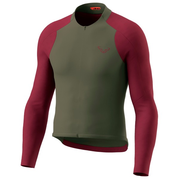 Dynafit - Ride Light L/S Full Zip Jersey - Radtrikot Gr S oliv/rot Dynafit - Ride Light L/S Full Zip Jersey - Radtrikot Gr S oliv/rot von Dynafit