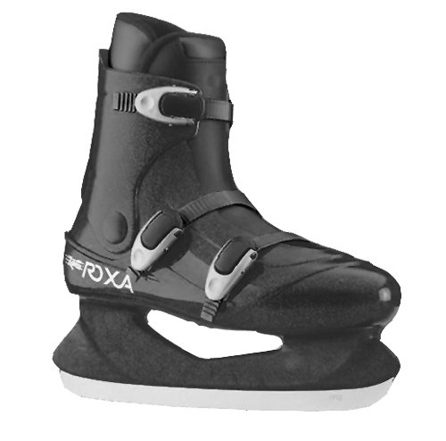 Dynamic24 Roxa Grinta 726 Eishockeyschlittschuhe Eislauf Hockey Schlittschuhe schwarz (37) von Dynamic24