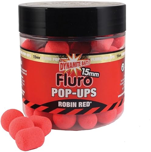 Dynamite Baits Fluro Pop-Ups Robin Red - D.15mm - 125g - ADY040042 - DY042 von Dynamite Baits