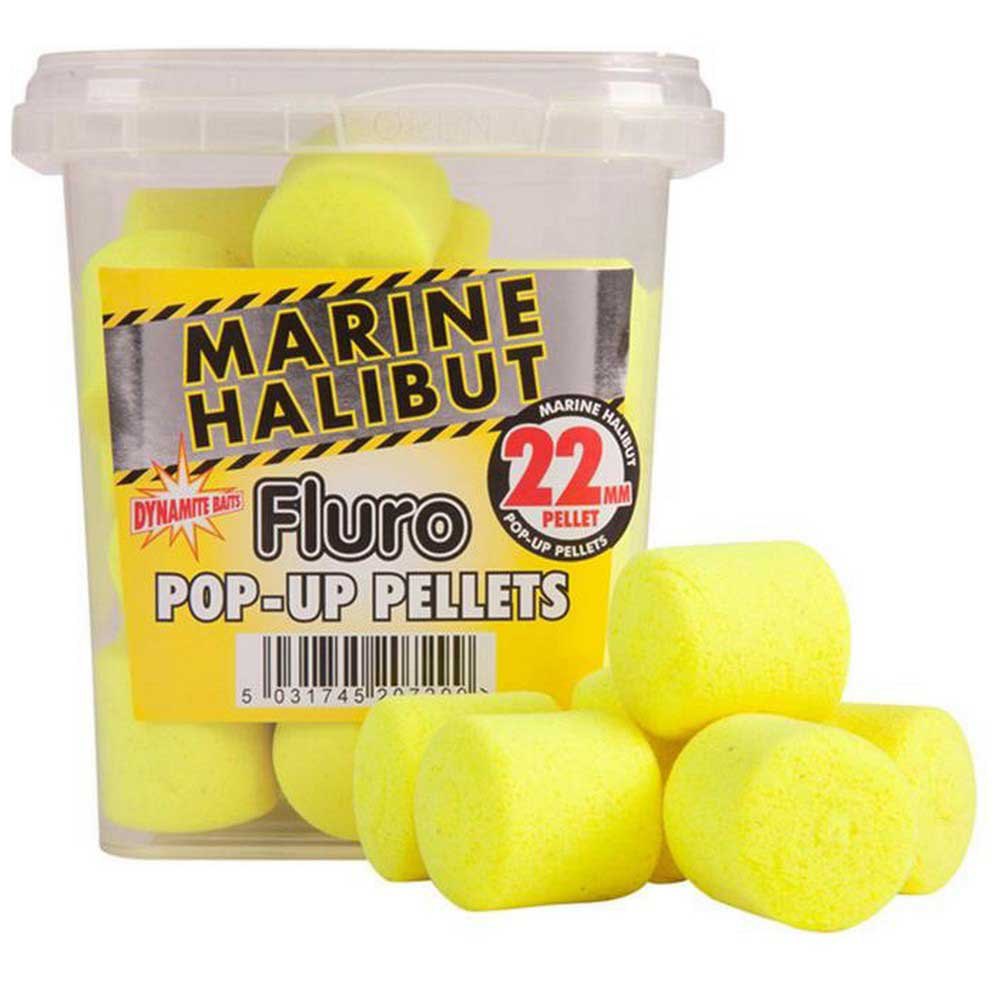 Dynamite Baits Marine Halibut Pop-up Pellets Hookbaits Gelb 22 mm von Dynamite Baits