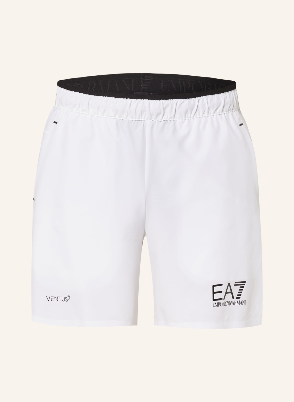 ea7 Emporio Armani Tennisshorts weiss von EA7 EMPORIO ARMANI