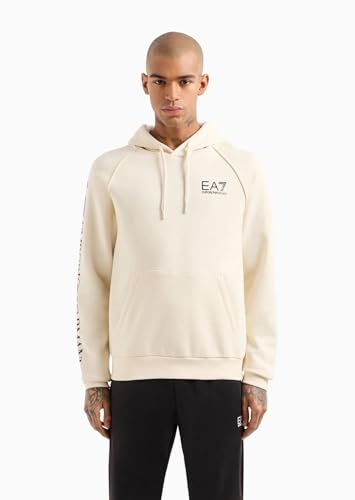 EA7 Sweatshirt Elfenbein Whitecap Gray 1713 M von EA7