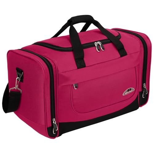 Sporttasche, Reisetasche und Fitnesstasche für Damen und Herren- Tainingstasche, Gym Bag (Fuchsia) von EAAKIE