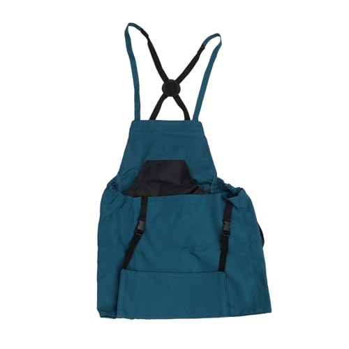 EASTALOLO Erntetasche, Obstpflückschürze, großes Fassungsvermögen, Oxford-Stoff, Obstpflücktasche, Schnellverschluss-Gartentasche (Blue Green) von EASTALOLO