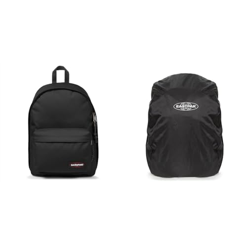 EASTPAK OUT OF OFFICE Rucksack, 76 cm, 72 L, Black (Schwarz) & Cory Backpack Rain Cover, 44 cm, Black (Black) von EASTPAK