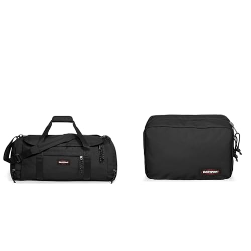 Eastpak Reader M Reisetasche, 63 cm, 51.5 L, Schwarz (Black) & Mavis Kulturtasche, 26 cm, Schwarz (Black) von EASTPAK