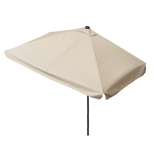 EASYmaxx Sonnenschirm rechteckig | 230 x 140 x 253 cm | für Balkon und Terrasse | passgenau für Wände | mit praktischer Handkurbel und Sonnenschutz UV-Schutz 40+ | spendet Schatten EASYmaxx Sonnenschirm rechteckig | 230 x 140 x 253 cm | für Balkon und Terrasse | passgenau für Wände | mit praktischer Handkurbel und Sonnenschutz UV-Schutz 40+ | spendet Schatten von EASYmaxx