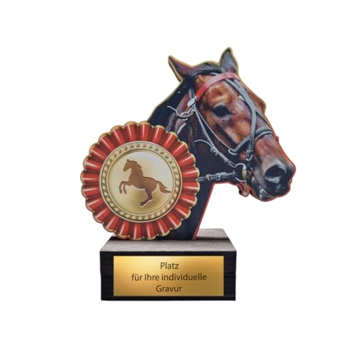 EBERiX · Reitsport Pokal · Wunschgravur inklusive · Pferdekopf mit Schleife · Reitturnier Holzpokal 13 cm personalisierbar EBERiX · Reitsport Pokal · Wunschgravur inklusive · Pferdekopf mit Schleife · Reitturnier Holzpokal 13 cm personalisierbar von EBERiX POKALE