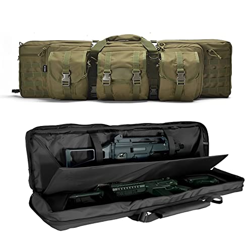 EBSBAG Waffentasche Für Langwaffen, 90/110/120cm Gewehrtasche Langwaffenfutteral Mit Gepolsterte Und Verstellbarer Schultergurt, Gewehrtasche 2 Langwaffen Für Jagd Und Schie?en (Color : von EBSBAG