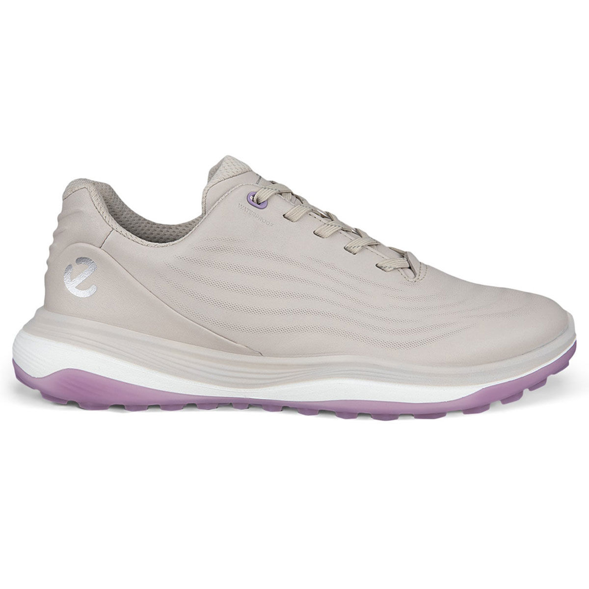 ECCO Womens LT1 Waterproof Spikeless Golf Shoes, Female, Gravel, 5-5.5 | American Golf von ECCO