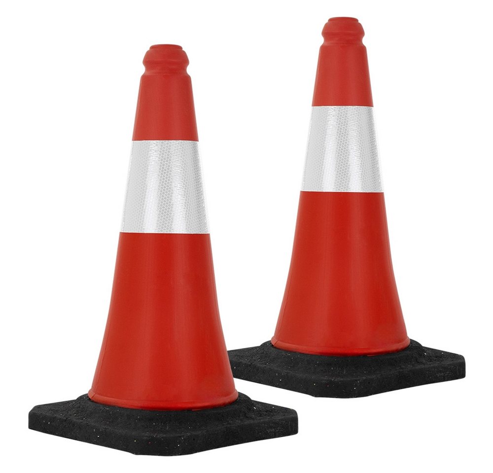 ECD Germany Warndreieck Verkehrsleitkegel aus PVC mit 2 reflektierenden Streifen, 2-tlg., Verkehrskegel Pylone 51cm Warnleitkegel Warnkegel Leitkegel ECD Germany Warndreieck Verkehrsleitkegel aus PVC mit 2 reflektierenden Streifen, 2-tlg., Verkehrskegel Pylone 51cm Warnleitkegel Warnkegel Leitkegel von ECD Germany