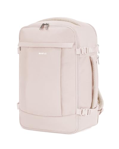 ECOHUB 20L Ryanair Handgepäck 40x20x25, Diebstahlsicher Handgepäck Rucksack, 3D Laptop Rucksack Wasserdicht, Recycelt Reiserucksack Handgepäck Flugzeug, Backpack Damen Herren, Patent Anhängig (Beige) ECOHUB 20L Ryanair Handgepäck 40x20x25, Diebstahlsicher Handgepäck Rucksack, 3D Laptop Rucksack Wasserdicht, Recycelt Reiserucksack Handgepäck Flugzeug, Backpack Damen Herren, Patent Anhängig (Beige) von ECOHUB