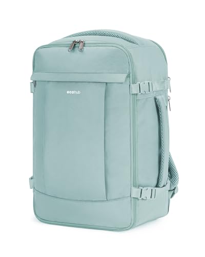ECOHUB 20L Ryanair Handgepäck 40x20x25, Diebstahlsicher Handgepäck Rucksack, Laptop Rucksack Wasserdicht, Recycelt Reiserucksack Handgepäck Flugzeug für Damen Herren, Patent Anhängig(Hellgrün) ECOHUB 20L Ryanair Handgepäck 40x20x25, Diebstahlsicher Handgepäck Rucksack, Laptop Rucksack Wasserdicht, Recycelt Reiserucksack Handgepäck Flugzeug für Damen Herren, Patent Anhängig(Hellgrün) von ECOHUB