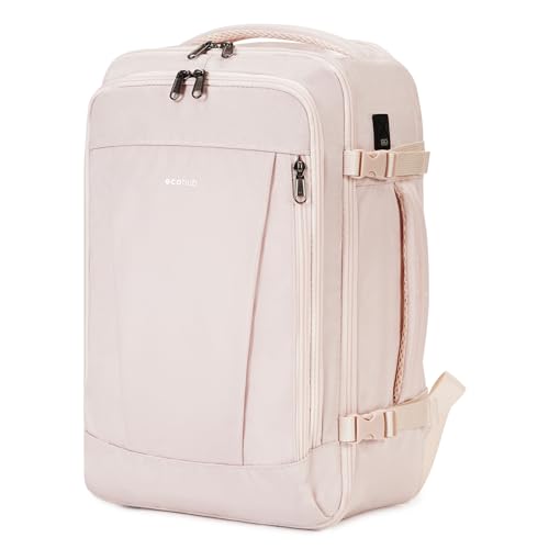 ECOHUB Rucksack 40x20x25 Ryanair Handgepäck 13 Taschen Reiserucksack Flugzeug Carry-ons Wasserdichter Rucksack Damen Klein PET-Recycelte Umweltfreundliche 20L,Patentiert(Beige) ECOHUB Rucksack 40x20x25 Ryanair Handgepäck 13 Taschen Reiserucksack Flugzeug Carry-ons Wasserdichter Rucksack Damen Klein PET-Recycelte Umweltfreundliche 20L,Patentiert(Beige) von ECOHUB