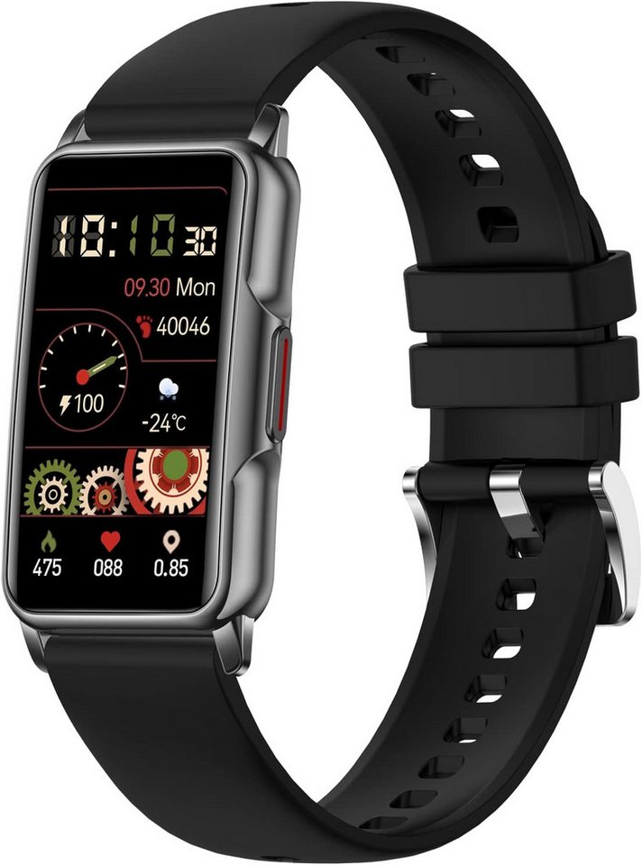 ECOSOON Smartwatch (1,47 Zoll, Android iOS), Damen mit pulsmesser schlafmonitor fittnessarmbanduhr frauen von ECOSOON