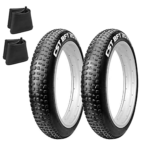 2 Reifen 20 x 4.0 + Luftkammern Paar Reifen Fat Bike CST BFT E-Bike MTB FAT 20" 2 Reifen 20 x 4.0 + Luftkammern Paar Reifen Fat Bike CST BFT E-Bike MTB FAT 20" von ECOVELO