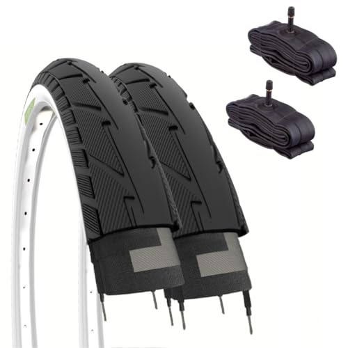 ECOVELO Unisex – Erwachsene 26bne fahrradreifen, Schwarz-Weiß, 26x1.75 ECOVELO Unisex – Erwachsene 26bne fahrradreifen, Schwarz-Weiß, 26x1.75 von ECOVELO