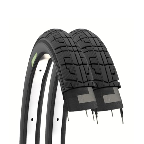 ECOVELO Unisex – Erwachsene Reifen 12 1/2 x 1.75 2 1/4, Schwarz, 2 X 1.75 X 2 ECOVELO Unisex – Erwachsene Reifen 12 1/2 x 1.75 2 1/4, Schwarz, 2 X 1.75 X 2 von ECOVELO