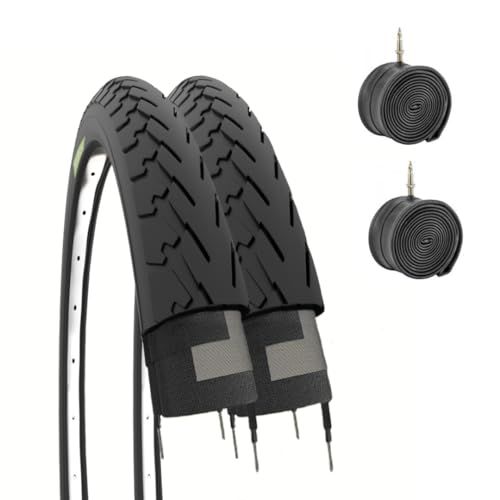 ECOVELO Unisex – Erwachsene Reifen 700 X 28C + Schläuche Straßenreifen City Bike Trekking 28 X 1 5/8 X 1 1/8 2 700 x 28 C, Schwarz, Einheitsgröße ECOVELO Unisex – Erwachsene Reifen 700 X 28C + Schläuche Straßenreifen City Bike Trekking 28 X 1 5/8 X 1 1/8 2 700 x 28 C, Schwarz, Einheitsgröße von ECOVELO