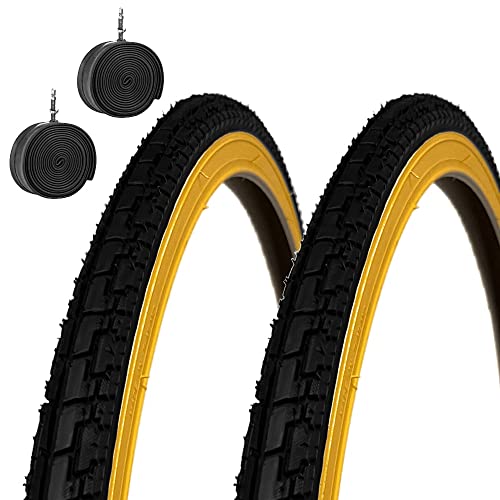 Set aus 2 Reifenmänteln + 2 Reifenschläuche Citybike Schwarz 700 x 35 28 5/8 Set aus 2 Reifenmänteln + 2 Reifenschläuche Citybike Schwarz 700 x 35 28 5/8 von ECOVELO