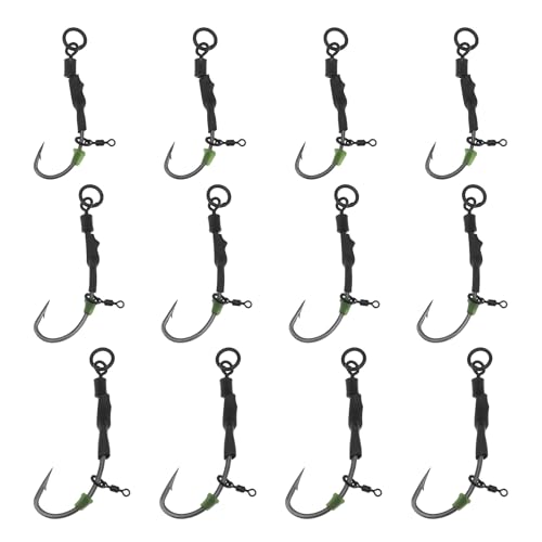 ECSiNG 12 Stück Micro-Schwenker Angelhaken Anti-Boden Angelhaken Karpfen-Angelhaken Ronnie Angelhaken Kohlenstoffstahl Karpfen-Angelhaken Widerhaken Karpfen-Angelhaken ECSiNG 12 Stück Micro-Schwenker Angelhaken Anti-Boden Angelhaken Karpfen-Angelhaken Ronnie Angelhaken Kohlenstoffstahl Karpfen-Angelhaken Widerhaken Karpfen-Angelhaken von ECSiNG