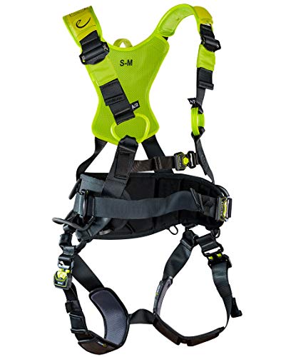 EDELRID Flex Pro - Night/Oasis - Universell - Harness - Gurt - Schwarz/Hellblau-Weiß - Alle Altersgruppen - Erwachsene, Outdoor-Enthusiasten EDELRID Flex Pro - Night/Oasis - Universell - Harness - Gurt - Schwarz/Hellblau-Weiß - Alle Altersgruppen - Erwachsene, Outdoor-Enthusiasten von EDELRID