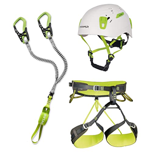 EDELRID Klettersteigset Cable Comfort + Klettergurt Camp Größe M + Helm Camp Titan White 54-62cm EDELRID Klettersteigset Cable Comfort + Klettergurt Camp Größe M + Helm Camp Titan White 54-62cm von EDELRID