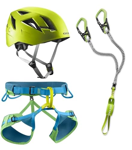 EDELRID Klettersteigset Cable Comfort 6.0 + Gurt Größe M + Kletter-Helm von EDELRID