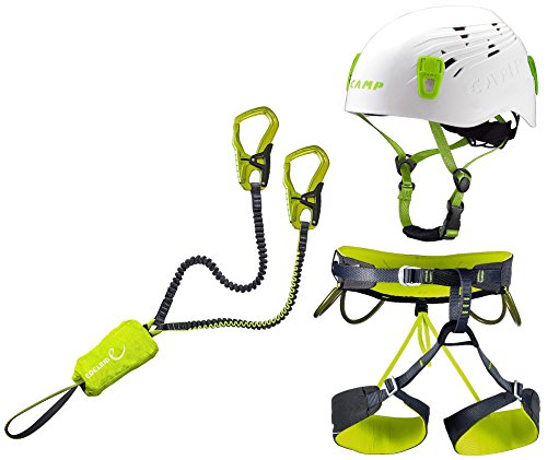 EDELRID Klettersteigset Cable Kit 5.0 + Klettergurt Camp Größe L + Helm Camp Titan White 48-56cm EDELRID Klettersteigset Cable Kit 5.0 + Klettergurt Camp Größe L + Helm Camp Titan White 48-56cm von EDELRID