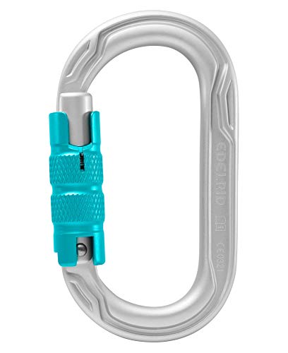 EDELRID Karabiner Oval Power 2500 Triple (Bruchlast längs 25kN /2500 kg), Farbe:Silver EDELRID Karabiner Oval Power 2500 Triple (Bruchlast längs 25kN /2500 kg), Farbe:Silver von EDELRID