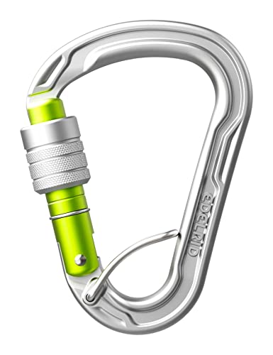 EDELRID Unisex – Erwachsene HMS Strike Screw FG Carabiner, Silver, one Size EDELRID Unisex – Erwachsene HMS Strike Screw FG Carabiner, Silver, one Size von EDELRID