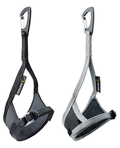 Edelrid Unisex – Erwachsene Eisgerät Zubehör Leash Extreme Set Right und Left, Night-Pebbles (738), one Size von EDELRID