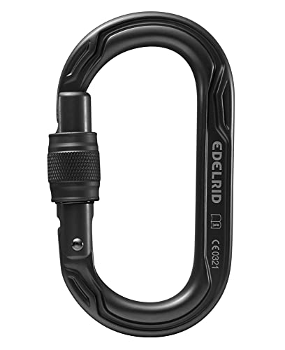 Edelrid Schraubkarabiner Oval Power 2500 Screw II mit schmaler Hülse, Farbe:Night Edelrid Schraubkarabiner Oval Power 2500 Screw II mit schmaler Hülse, Farbe:Night von EDELRID