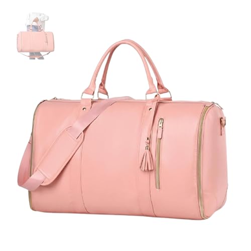 Bagger Reisetasche, Bagger Faltbare Reisetasche, Bagger wasserdichte Faltbare Reisetasche mit großem Fassungsvermögen (Pink) von EEJBYTDI