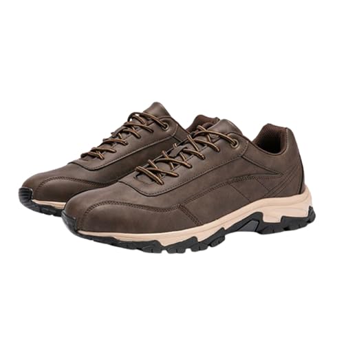 Bestofoot Herrenschuhe, Bestofoot Schuhe, Herren-Leder-Sneaker mit Fußgewölbeunterstützung, orthopädische Bestofoot Herren-Sneaker (43,Marrón) von EEJBYTDI